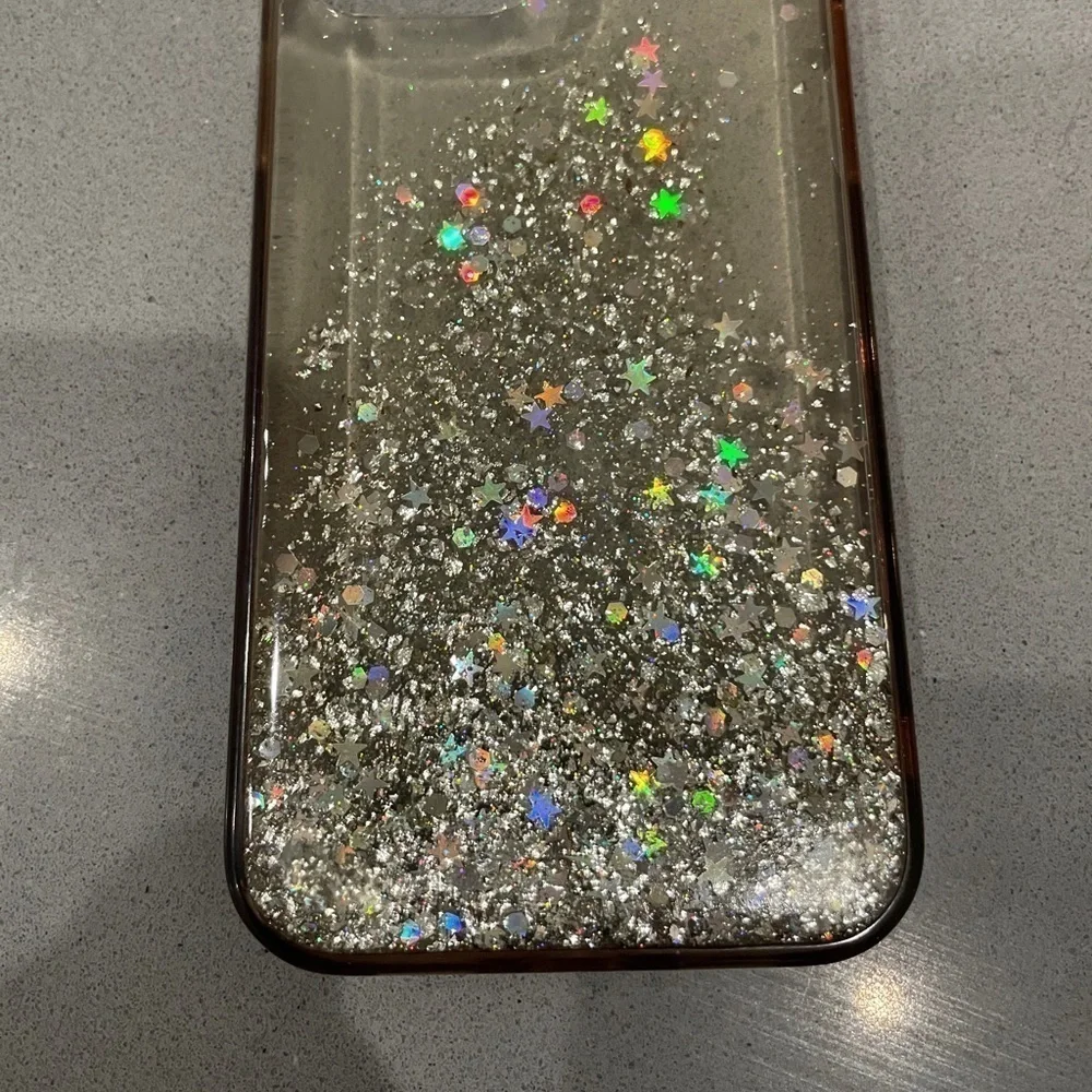 Velvet Caviar iPhone 12 Pro Glitter Clear Phone Case